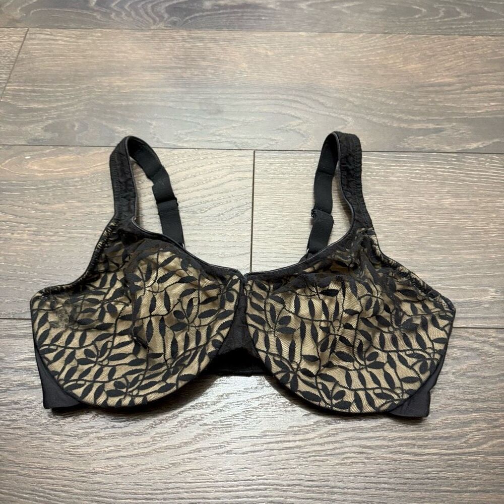 Olga Women’s 40D Black Nude Lace Bra